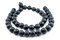 The Bead Chest Natural 20mm Wooden Beads in Charcoal for Jewelry Making – Round Loose Wood Spacer Beads I Approximately 20 Beads